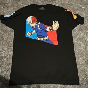 Black Anime Graphic T-Shirt